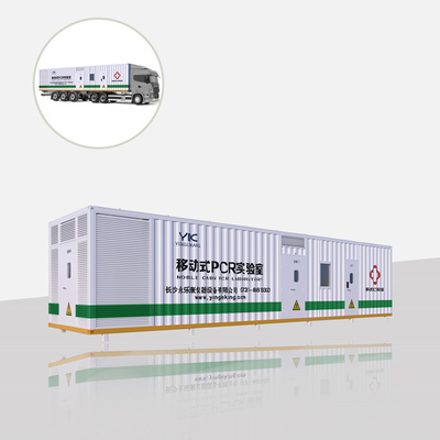13.5m Pcr Mobile Laboratories ، مختبر اختبار Nuclein Acid Rt Pcr